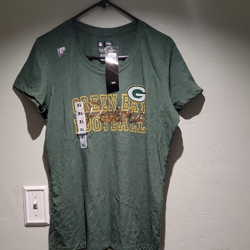 NFL Team Apparel Green Bay Football Tee